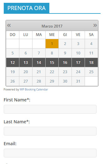 widget booking calendar wordpress