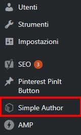 menu wordpress con simple author box