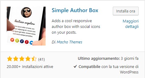 plugin author box su wordpress